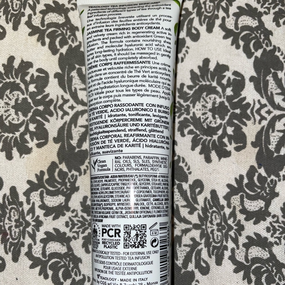 $5 Bundle Add On- BNWT Teaology Jasmine Tea Firming Body Cream - Picture 2 of 3
